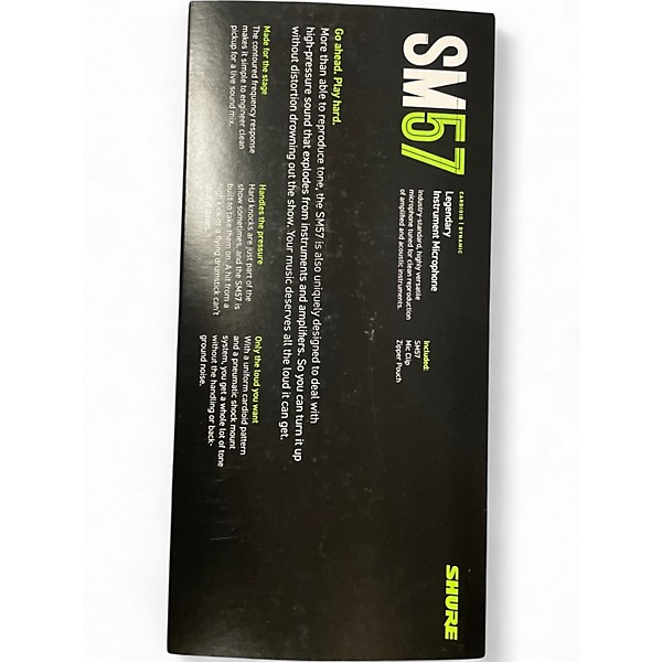 Used Shure SM57LC Dynamic Microphone