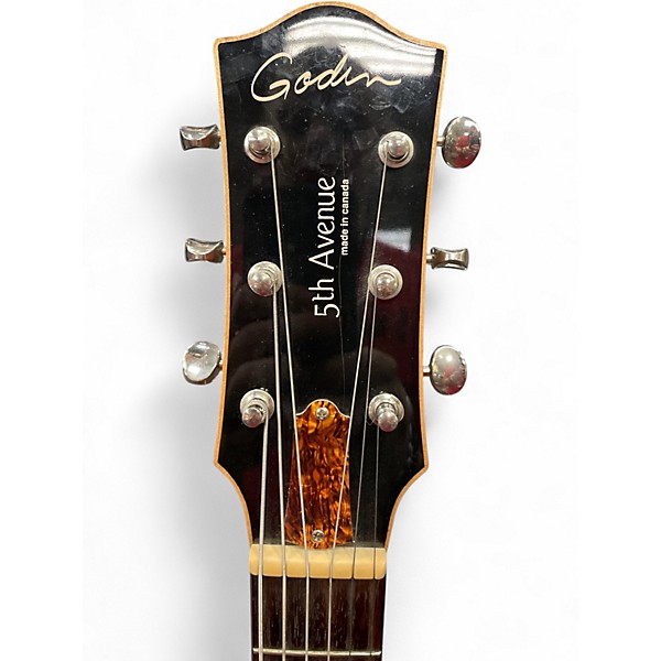 Used Godin 5th Avenue Kingpin II cognac burst Hollow Body Electric Guitar