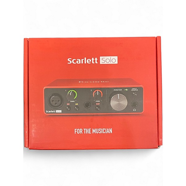 Used Focusrite Scarlett Solo Gen 3 Audio Interface