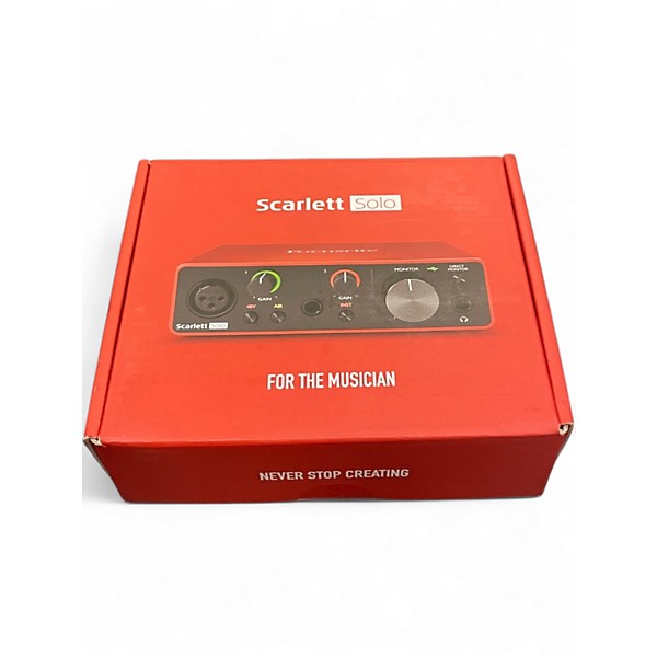 Used Focusrite Scarlett Solo Gen 3 Audio Interface