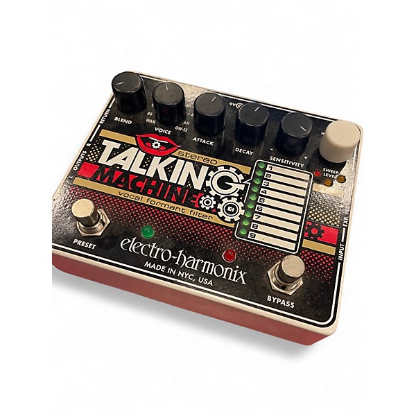 Used Electro-Harmonix Stereo Talking Machine Vocal Formant Filter Effect Pedal