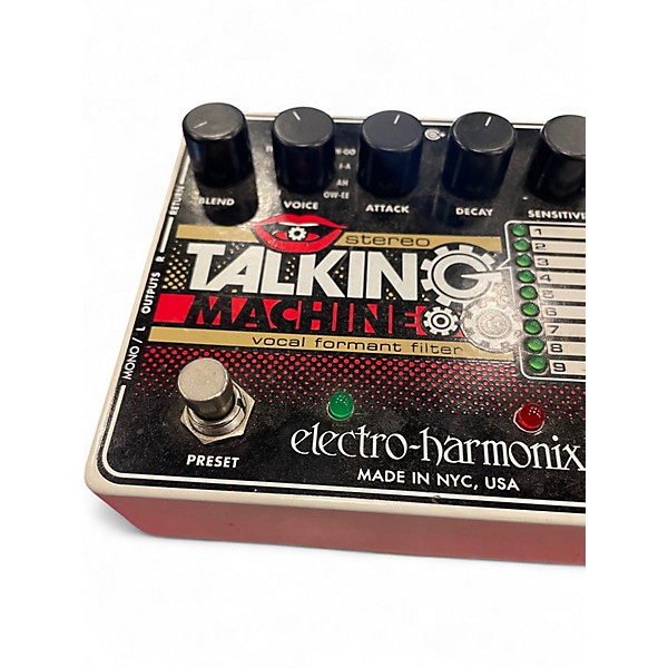 Used Electro-Harmonix Stereo Talking Machine Vocal Formant Filter Effect Pedal