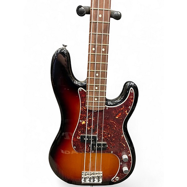 Used Fender American Standard Precision Bass 3 Tone Sunburst Electric Bass Guitar