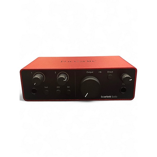 Used Focusrite SCARLETT SOLO GEN 4 Audio Interface