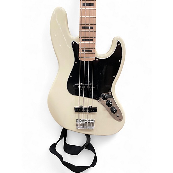 Used Squier Affinity Jazz Bass Olympic White Electric Bass Guitar
