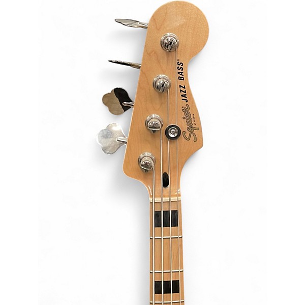 Used Squier Affinity Jazz Bass Olympic White Electric Bass Guitar