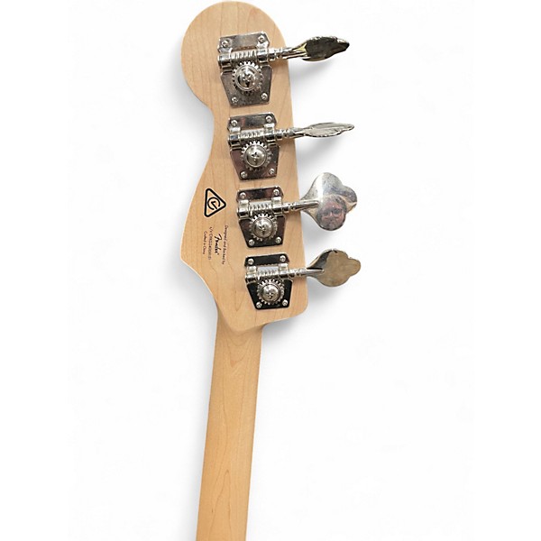 Used Squier Affinity Jazz Bass Olympic White Electric Bass Guitar