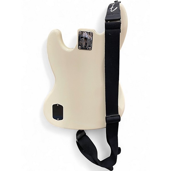 Used Squier Affinity Jazz Bass Olympic White Electric Bass Guitar