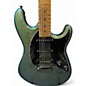 Used Ernie Ball Music Man Cutlass hss GREEN SPARKLE Solid Body Electric Guitar
