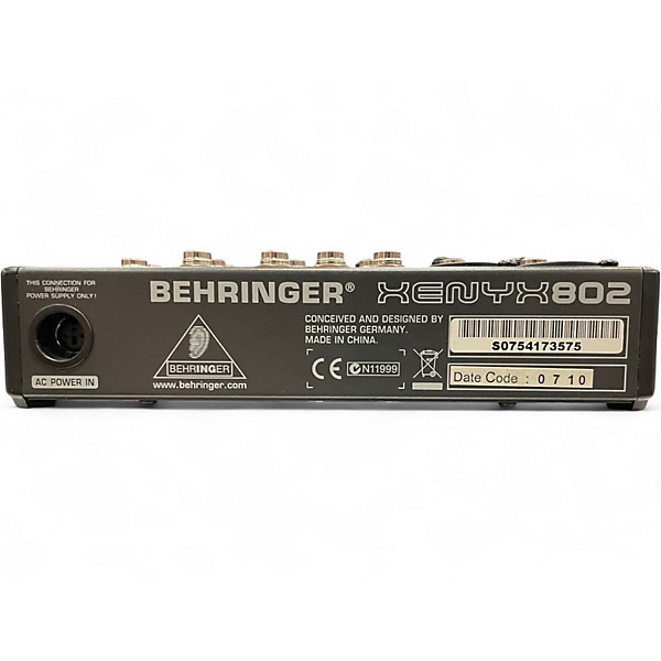 Used Behringer Xenyx 802 Unpowered Mixer