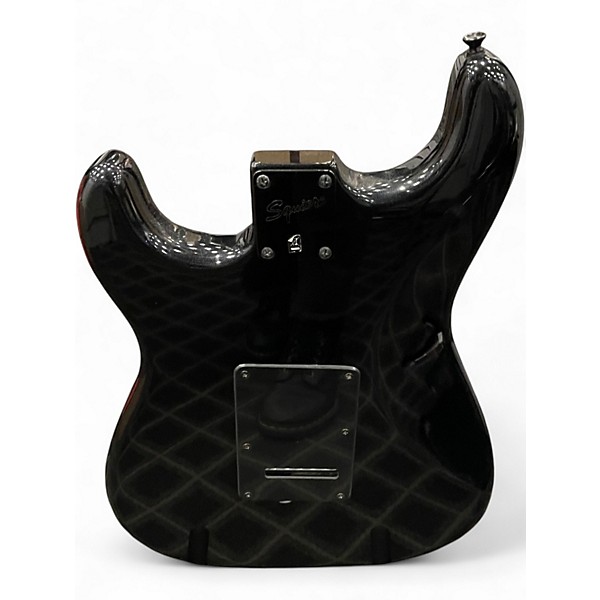 Used Squier Bullet Stratocaster HSS Black Solid Body Electric Guitar