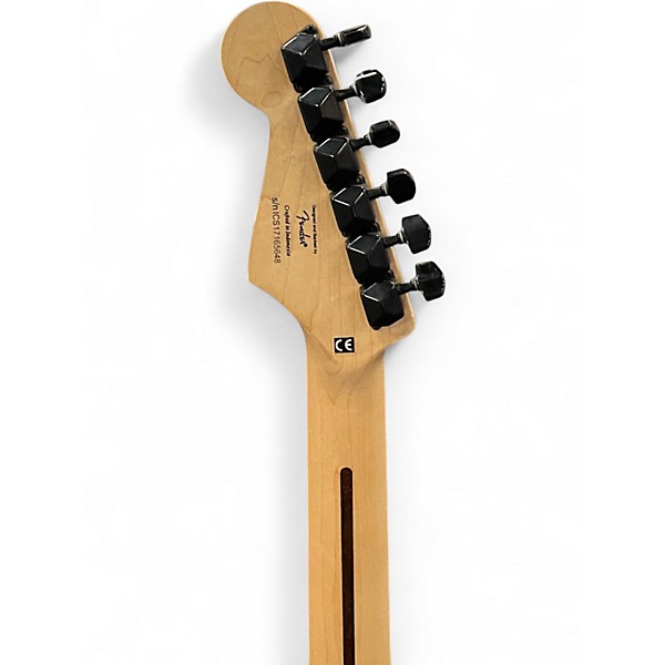 Used Squier Bullet Stratocaster HSS Black Solid Body Electric Guitar