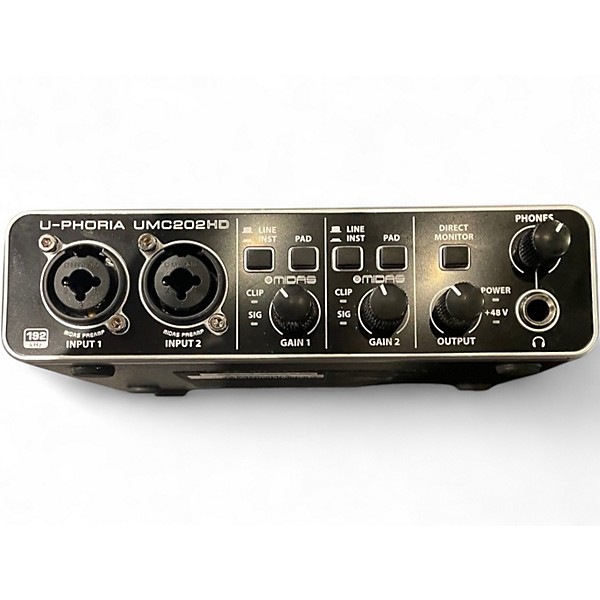 Used Behringer U-Phoria UMC202HD Audio Interface