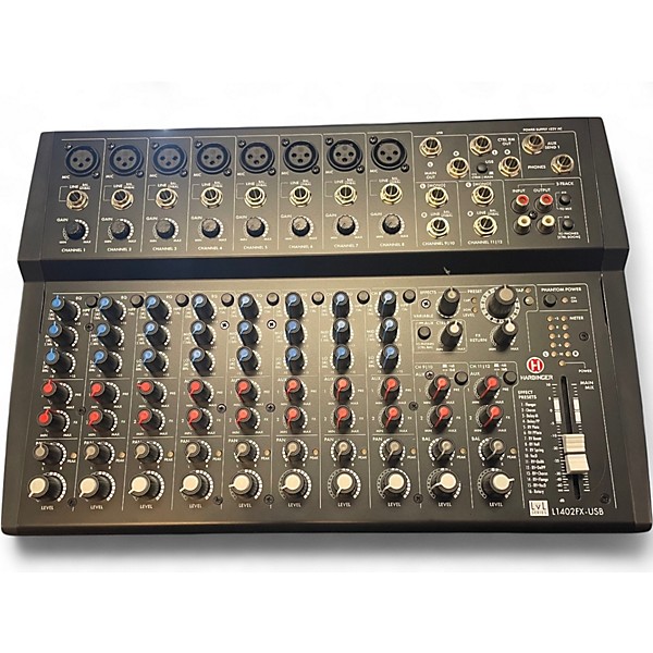 Used Harbinger L1402FX USB Unpowered Mixer