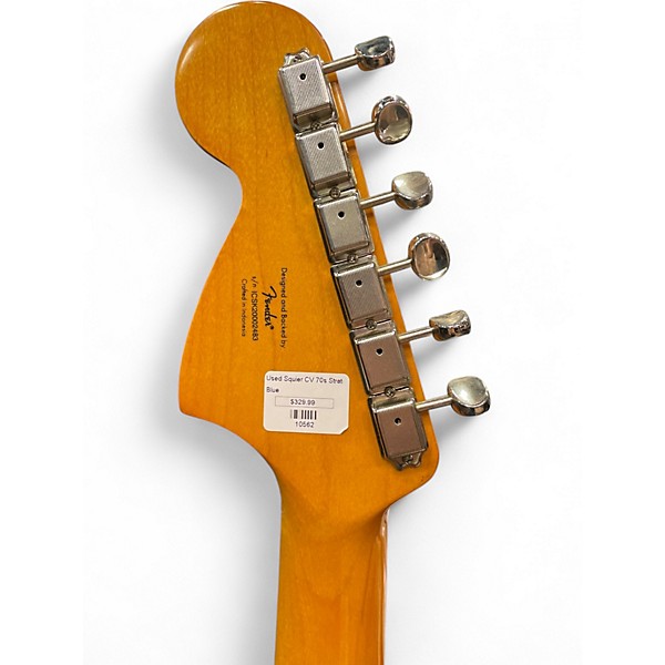 Used Squier Classic Vibe Stratocaster Blue Solid Body Electric Guitar