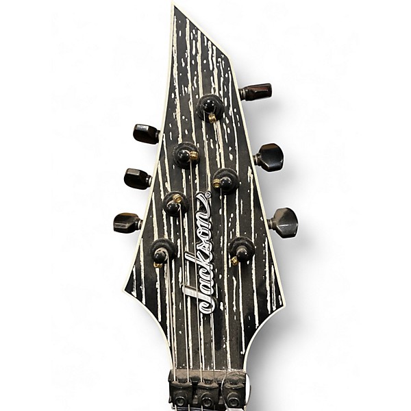 Used Jackson PRO DK MODERN ASH FR6 Black Solid Body Electric Guitar