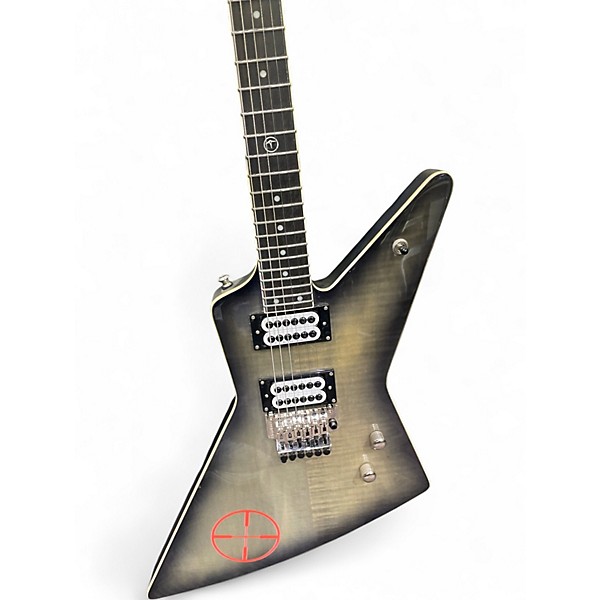 Used Epiphone Brendon Small Thunderhorse Explorer Silverburst Solid Body Electric Guitar