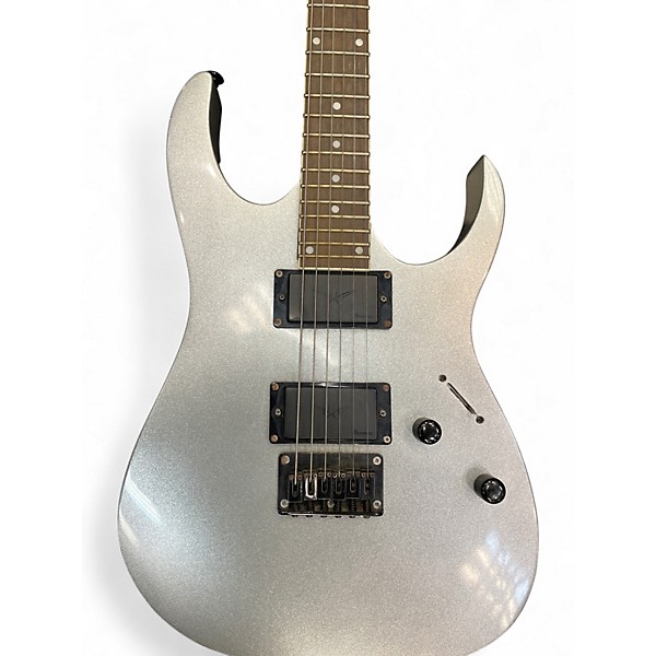 Used Ibanez  GRG121EX Silver Solid Body Electric Guitar