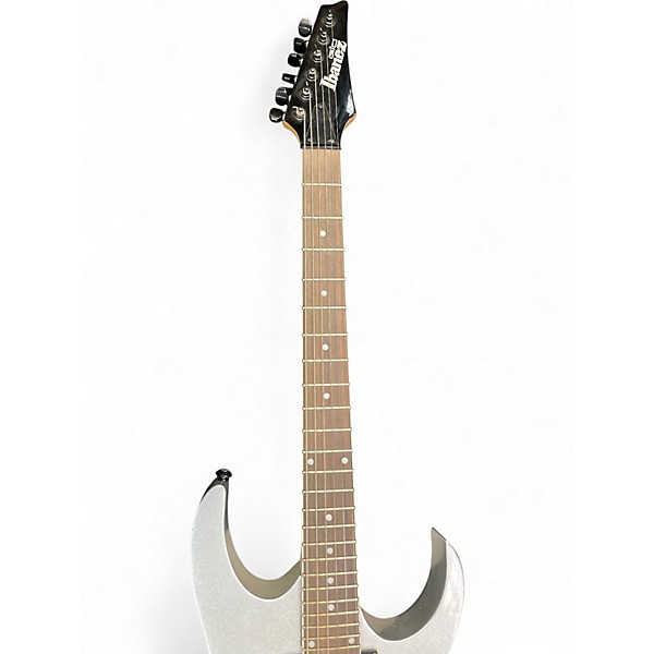Used Ibanez  GRG121EX Silver Solid Body Electric Guitar