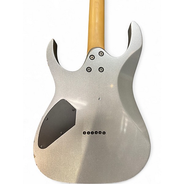 Used Ibanez  GRG121EX Silver Solid Body Electric Guitar