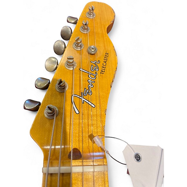 Used 2023 Fender CUSTOM SHOP 1952 TELECASTER AGED TEAL Solid Body Electric Guitar