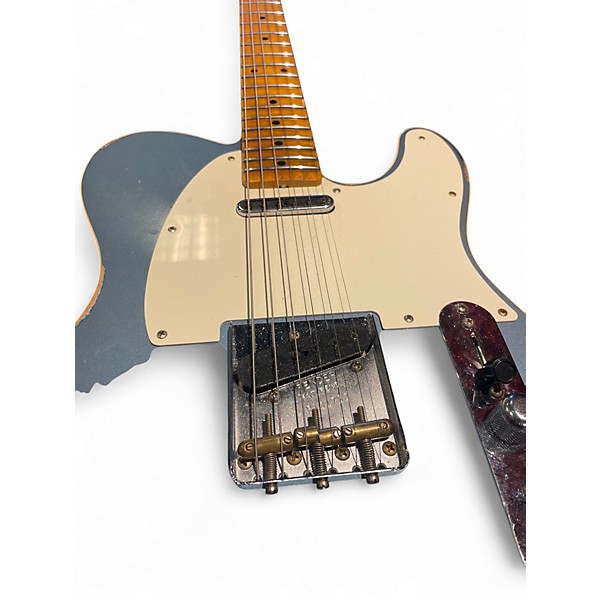 Used 2023 Fender CUSTOM SHOP 1952 TELECASTER AGED TEAL Solid Body Electric Guitar
