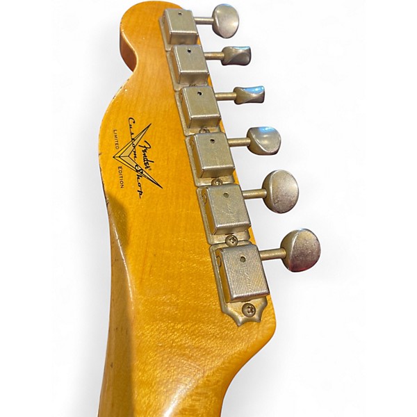 Used 2023 Fender CUSTOM SHOP 1952 TELECASTER AGED TEAL Solid Body Electric Guitar