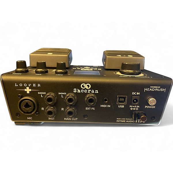 Used HeadRush sheeran looper plus Effect Processor