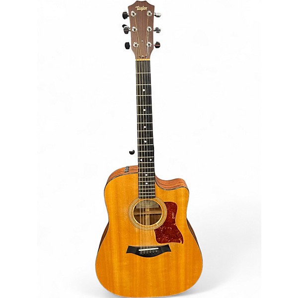 Used 2000s Taylor 310CE Natural Acoustic Electric Guitar