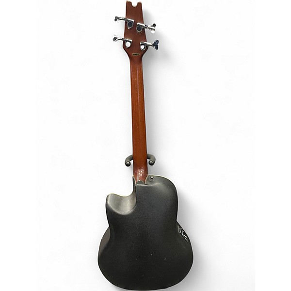 Used 1980s Applause AE40 with headstock repair Natural Acoustic Bass Guitar