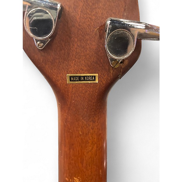 Used 1980s Applause AE40 with headstock repair Natural Acoustic Bass Guitar