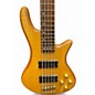 Used Schecter Guitar Research Stiletto Custom 5 String satin natural Electric Bass Guitar
