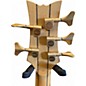 Used Schecter Guitar Research Stiletto Custom 5 String satin natural Electric Bass Guitar