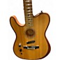 Used 2021 Fender American Acoustasonic Telecaster Natural Acoustic Electric Guitar