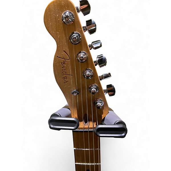 Used 2021 Fender American Acoustasonic Telecaster Natural Acoustic Electric Guitar