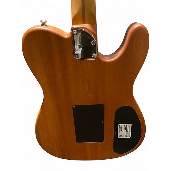 Used 2021 Fender American Acoustasonic Telecaster Natural Acoustic Electric Guitar
