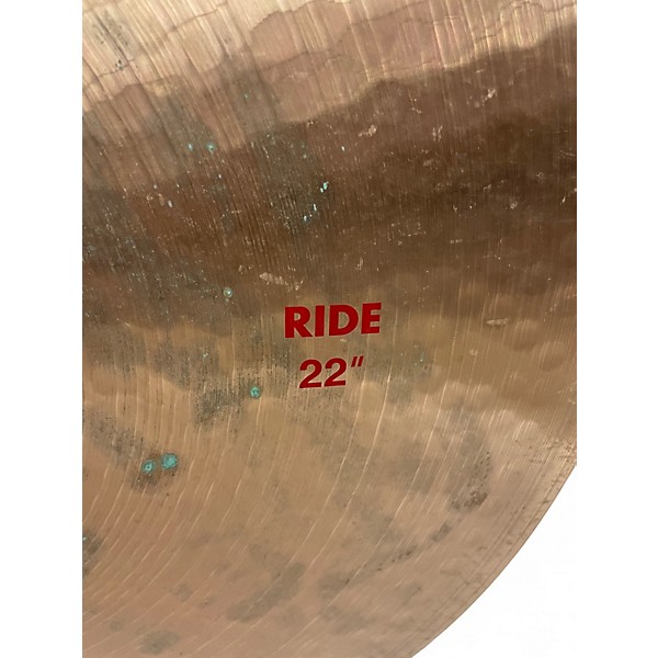 Used Paiste 22in 2002 Ride Cymbal