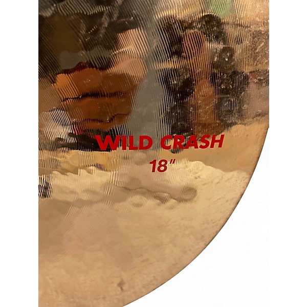 Used Paiste 18in 2002 Wild Crash Cymbal