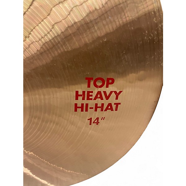 Used Paiste 14in 2002 Heavy Hi-Hat Cymbal
