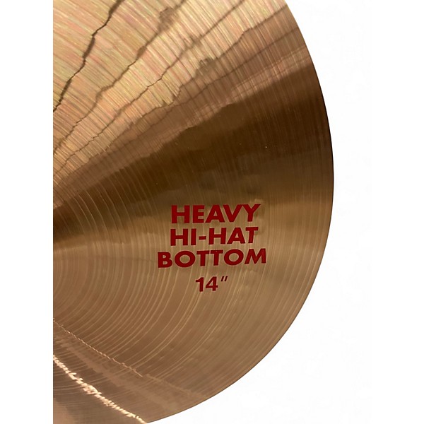 Used Paiste 14in 2002 Heavy Hi-Hat Cymbal