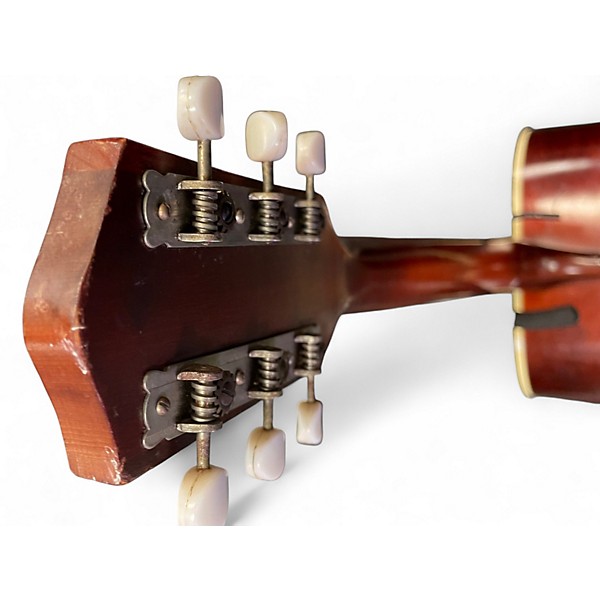 Vintage 1960s Silvertone H-615 2 Color Sunburst Acoustic Guitar