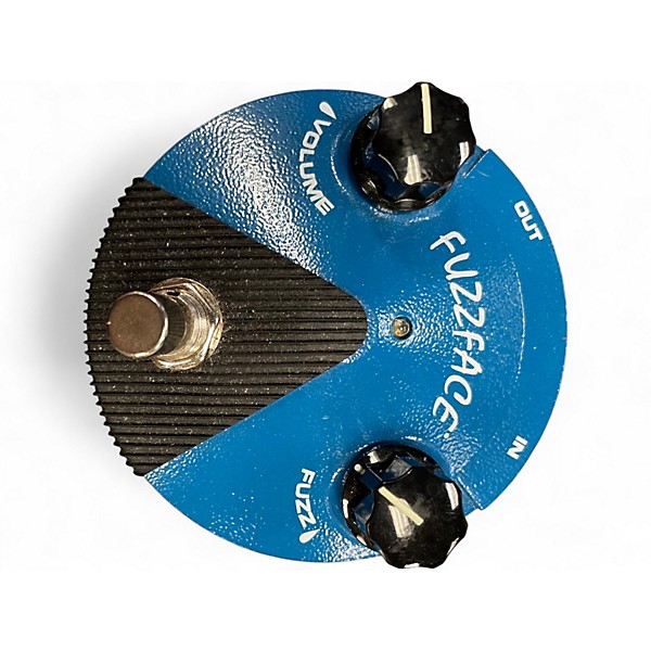 Used Dunlop FFM1 Silicon Fuzz Face Mini Blue Effect Pedal