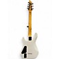 Used Schecter Guitar Research DEMON 7 WHITE Solid Body Electric Guitar