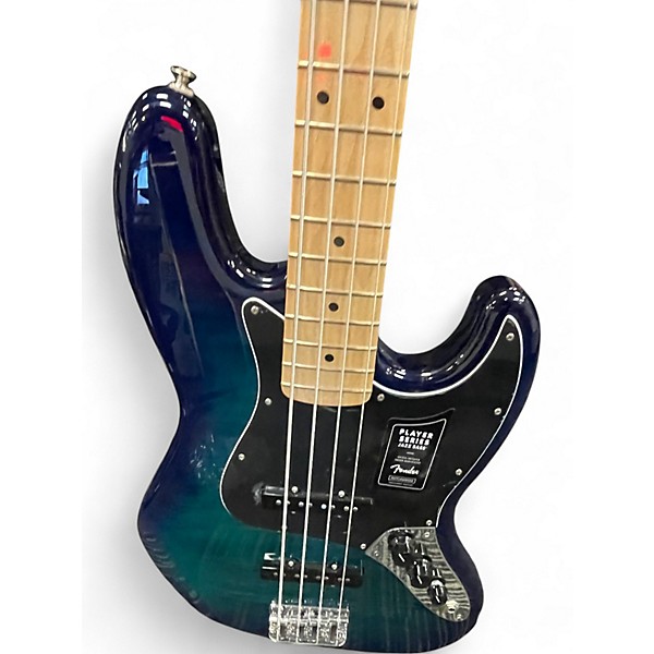 Used Fender Player Jazz Bass Blue Burst Electric Bass Guitar