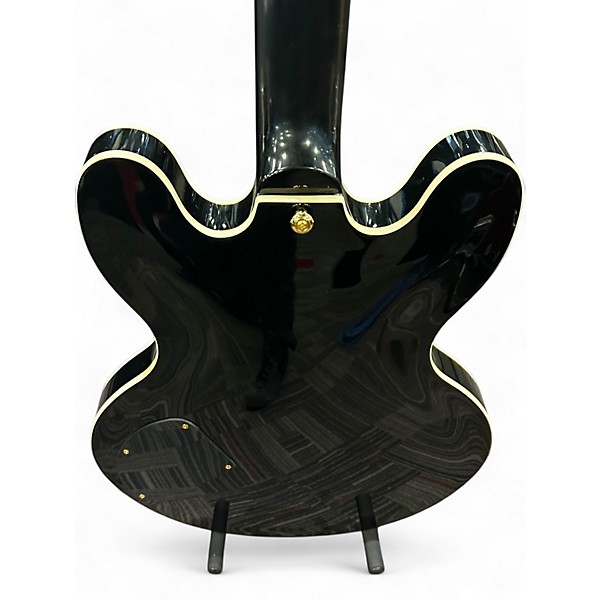 Used Firefly FF338 Black Hollow Body Electric Guitar