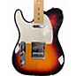 Used Fender Player Telecaster Left Handed 3 Color Sunburst Solid Body Electric Guitar