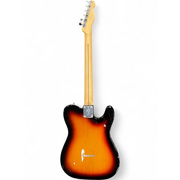 Used Fender Player Telecaster Left Handed 3 Color Sunburst Solid Body Electric Guitar