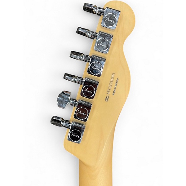 Used Fender Player Telecaster Left Handed 3 Color Sunburst Solid Body Electric Guitar