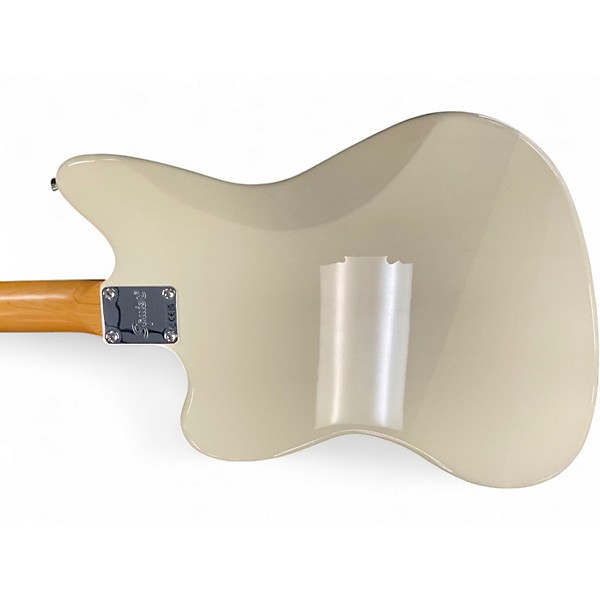 Used Squier J Mascis Jazzmaster Olympic White Solid Body Electric Guitar