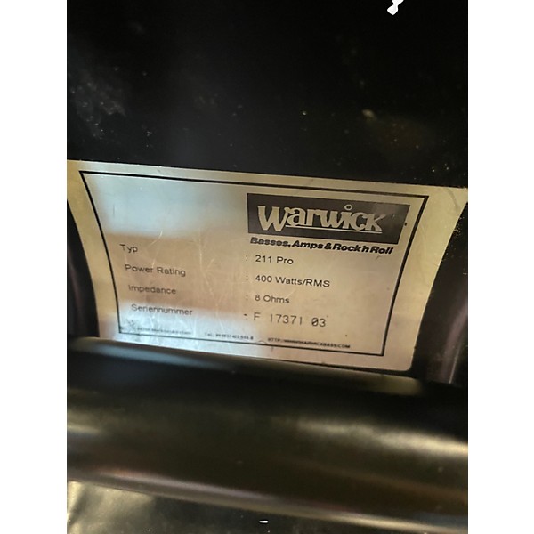 Used Warwick 211 PRO Bass Cabinet